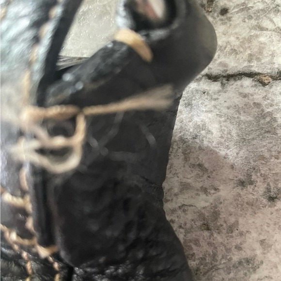 Coach vintage Chelsea black leather pebble single strap shoulder bag - Picture 5 of 12